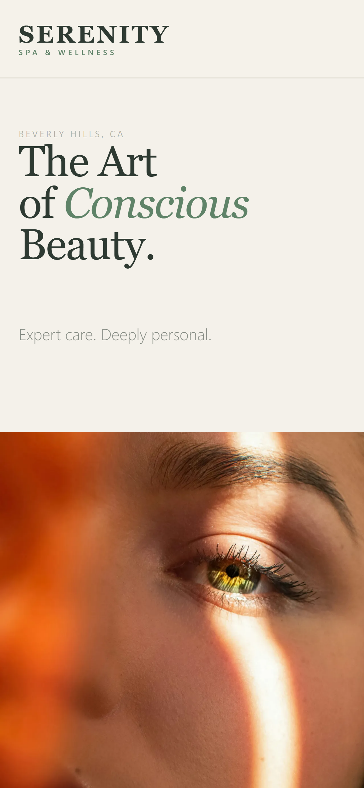 Spa & wellness studios mobile screenshot